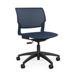 SitOnIt Orbix Light Task Chair | Armless with Plastic Shell Light Task Chair SitOnIt Plastic Color Navy 