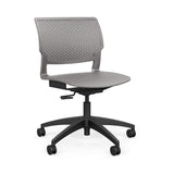 SitOnIt Orbix Light Task Chair | Armless with Plastic Shell Light Task Chair SitOnIt Plastic Color Sterling 