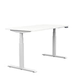 SitOnIt Switchback Height Adjustable Desk | 24d x 42w | Work From Home Edition Home Office SitOnIt Frame Color White Laminate Color White 