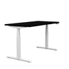 SitOnIt Switchback Height Adjustable Desk | 30d x 54w | Work From Home Edition Home Office SitOnIt Frame Color White Laminate Color Black 