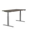 SitOnIt Switchback Height Adjustable Table | 2 leg, 3 Stage Table Base Height Adjustable Table SitOnIt Laminate Color Driftwood Frame Color Silver 