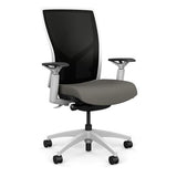 SitOnIt Torsa Highback | Unrivalled Comfort | Office Chair Office Chair, Conference Chair, Computer Chair, Teacher Chair, Meeting Chair SitOnIt Mesh Color Onyx Fabric Color Caraway 