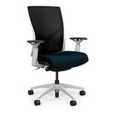 SitOnIt Torsa Highback | Unrivalled Comfort | Office Chair Office Chair, Conference Chair, Computer Chair, Teacher Chair, Meeting Chair SitOnIt Mesh Color Onyx Fabric Color Navy 
