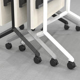 Trendway Zona Flip-Top Training Table | Designer White Frame | 6 Table Sizes Trendway 