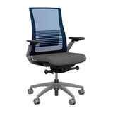 Vectra Highback Office Chair Office Chair, Conference Chair, Meeting Chair SitOnIt Mesh Color Navy Fabric Color Dust 