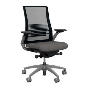 Vectra Highback Office Chair Office Chair, Conference Chair, Meeting Chair SitOnIt Mesh Color Onyx Fabric Color Dust 