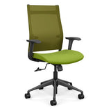 Wit Highback Office Chair Office Chair, Conference Chair, Teacher Chair SitOnIt Apple Mesh Fabric Color Apple 