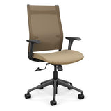 Wit Highback Office Chair Office Chair, Conference Chair, Teacher Chair SitOnIt Desert Mesh Fabric Color Desert 