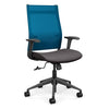 Wit Highback Office Chair Office Chair, Conference Chair, Teacher Chair SitOnIt Electric Blue Mesh Fabric Color Kiss 