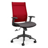Wit Highback Office Chair Office Chair, Conference Chair, Teacher Chair SitOnIt Fire Mesh Fabric Color Kiss 