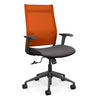 Wit Highback Office Chair Office Chair, Conference Chair, Teacher Chair SitOnIt Tangerine Mesh Fabric Color Kiss 