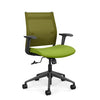 Wit Midback Office Chair Office Chair SitOnIt Apple Mesh Fabric Color Apple 