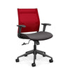 Wit Midback Office Chair Office Chair SitOnIt Fire Mesh Fabric Color Kiss 
