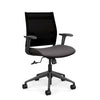 Wit Midback Office Chair Office Chair SitOnIt Onyx Mesh Fabric Color Kiss 